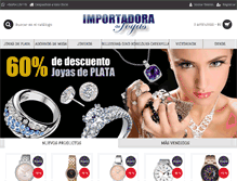 Tablet Screenshot of importadoradejoyas.cl